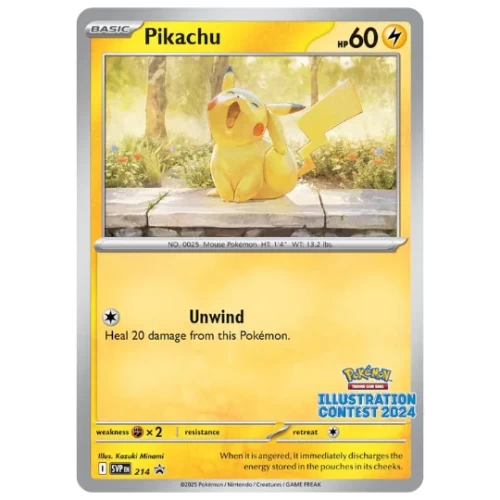 Pikachu - 214 (Illustration Contest 2024) Promo